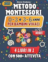 Metodo montessori anni usato  Spedito ovunque in Italia 