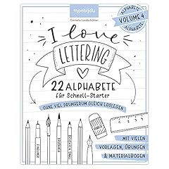 Love lettering alphabete gebraucht kaufen  Wird an jeden Ort in Deutschland