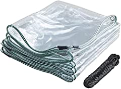 Clear tarpaulin waterproof for sale  Delivered anywhere in UK