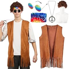 Costume hippie uomo usato  Spedito ovunque in Italia 