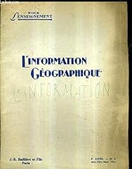 Enseignement information geogr d'occasion  Livré partout en France