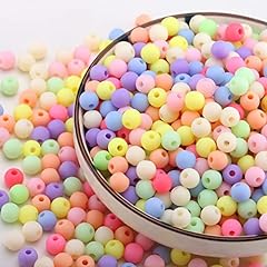 HERZWILD 1800pcs Matte Acrylic Round Frosted Candy for sale  Delivered anywhere in UK