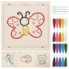 Montessori wooden lacing for sale  Delivered anywhere in UK