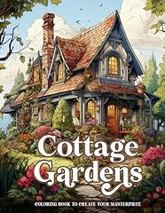 Cottage gardens coloring for sale  Delivered anywhere in UK