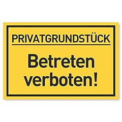 Privatgrundstück betreten ver gebraucht kaufen  Wird an jeden Ort in Deutschland