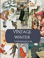 Vintage winter ephemera for sale  Delivered anywhere in USA 
