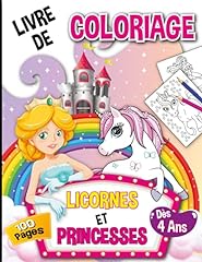 Livre coloriage licornes d'occasion  Livré partout en France