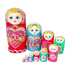 10pcs wooden russian for sale  Delivered anywhere in UK