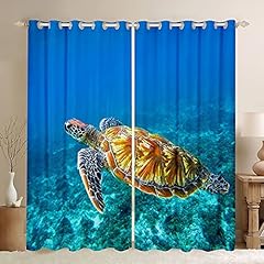 Rideau tortue mer d'occasion  Livré partout en France