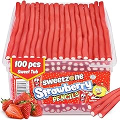 Sweetzone strawberry pencils for sale  Delivered anywhere in UK