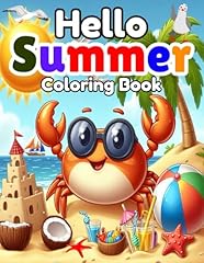 Hello summer coloring usato  Spedito ovunque in Italia 