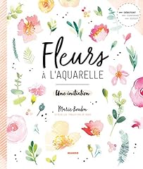 Fleurs aquarelle initiation d'occasion  Livré partout en France