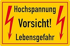 Warnaufkleber hochspannung vor gebraucht kaufen  Wird an jeden Ort in Deutschland