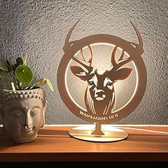 Tischlampe holz personalisiert gebraucht kaufen  Wird an jeden Ort in Deutschland