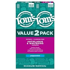 Used, Tom's of Maine Fluoride-Free Antiplaque & Whitening for sale  Delivered anywhere in USA 
