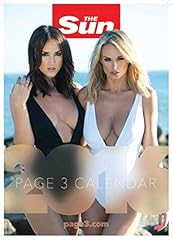 Sun page calendar for sale  Delivered anywhere in UK