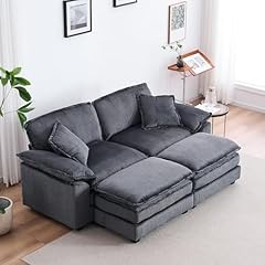 84.6 loveseat ottoman for sale  Delivered anywhere in USA 