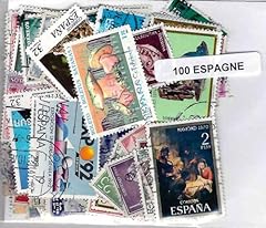 Espagne 100 timbres d'occasion  Livré partout en France