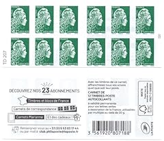 Carnet timbres lettre d'occasion  Livré partout en France