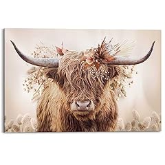 Reinders wandbild highlander gebraucht kaufen  Wird an jeden Ort in Deutschland