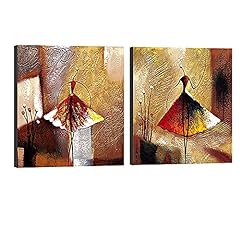 Used, Wieco Art Ballet Dancers Contemporary Abstract Oil for sale  Delivered anywhere in Canada
