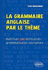 Grammaire anglaise thème d'occasion  Livré partout en France