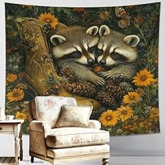 Raccoon boot tapestry for sale  Delivered anywhere in UK