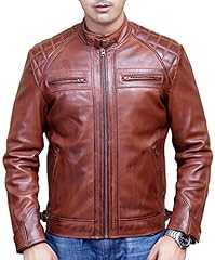 Mens biker quilted for sale  Delivered anywhere in Ireland