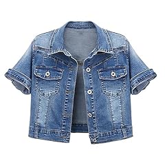 Jeansjacken damen bauchfreie gebraucht kaufen  Wird an jeden Ort in Deutschland