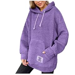 Sherpa hoodie women for sale  Delivered anywhere in UK