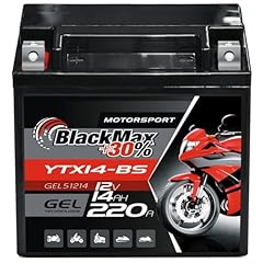 Blackmax ytx14 motorradbatteri gebraucht kaufen  Wird an jeden Ort in Deutschland