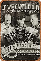 Htinsign knuckleheads garage for sale  Delivered anywhere in USA 