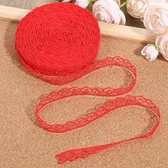 Yards red lace for sale  Delivered anywhere in UK