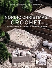 Nordic christmas crochet usato  Spedito ovunque in Italia 