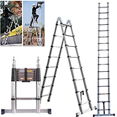 Telescopic folding ladder for sale  Delivered anywhere in Ireland