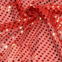 1.1mx1m red sequin for sale  Delivered anywhere in UK