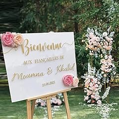 Bienvenue mariage autocollant d'occasion  Livré partout en France