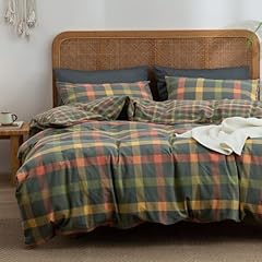Vougemarket plaid duvet for sale  Delivered anywhere in USA 