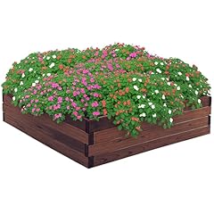 Outsunny 128l wooden for sale  Delivered anywhere in UK