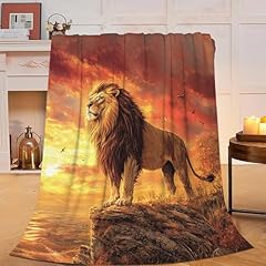 Lion blanket soft for sale  Delivered anywhere in USA 