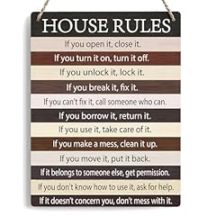 House rules decor for sale  Delivered anywhere in USA 