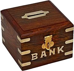 Wooden money bank for sale  Delivered anywhere in USA 