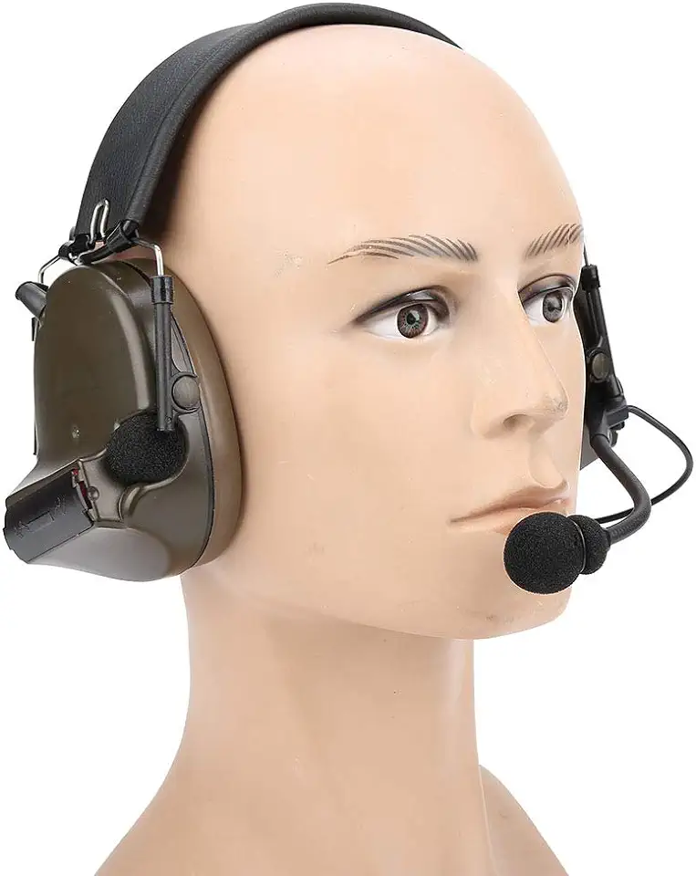 Microfoonheadset, C2-headset Handig opvouwbaar ontwerp Schietende handboeien voor vechtspellen voor buiten tweedehands  