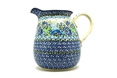 Polish pottery pitcher for sale  Delivered anywhere in USA 