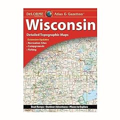 Delorme wisconsin atlas for sale  Delivered anywhere in USA 