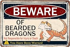 Beware bearded dragon usato  Spedito ovunque in Italia 