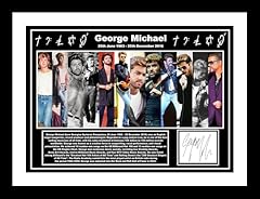 George michael signed for sale  Delivered anywhere in UK