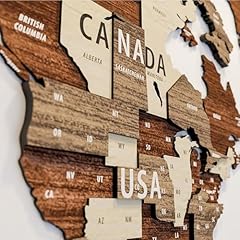 Multilayered wooden map for sale  Delivered anywhere in USA 