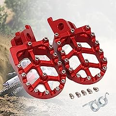 Billet MX Wide Foot Pegs Pedals Rests - For CR125 CR250 for sale  Delivered anywhere in Canada