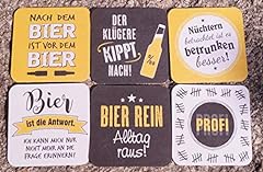 Handwerk 12tlg bierdeckel gebraucht kaufen  Wird an jeden Ort in Deutschland